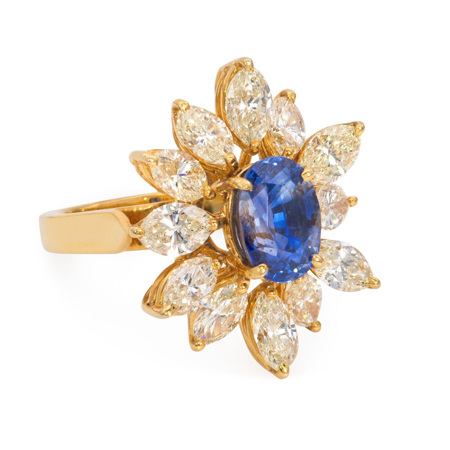 Sapphire Sun Ring image 1