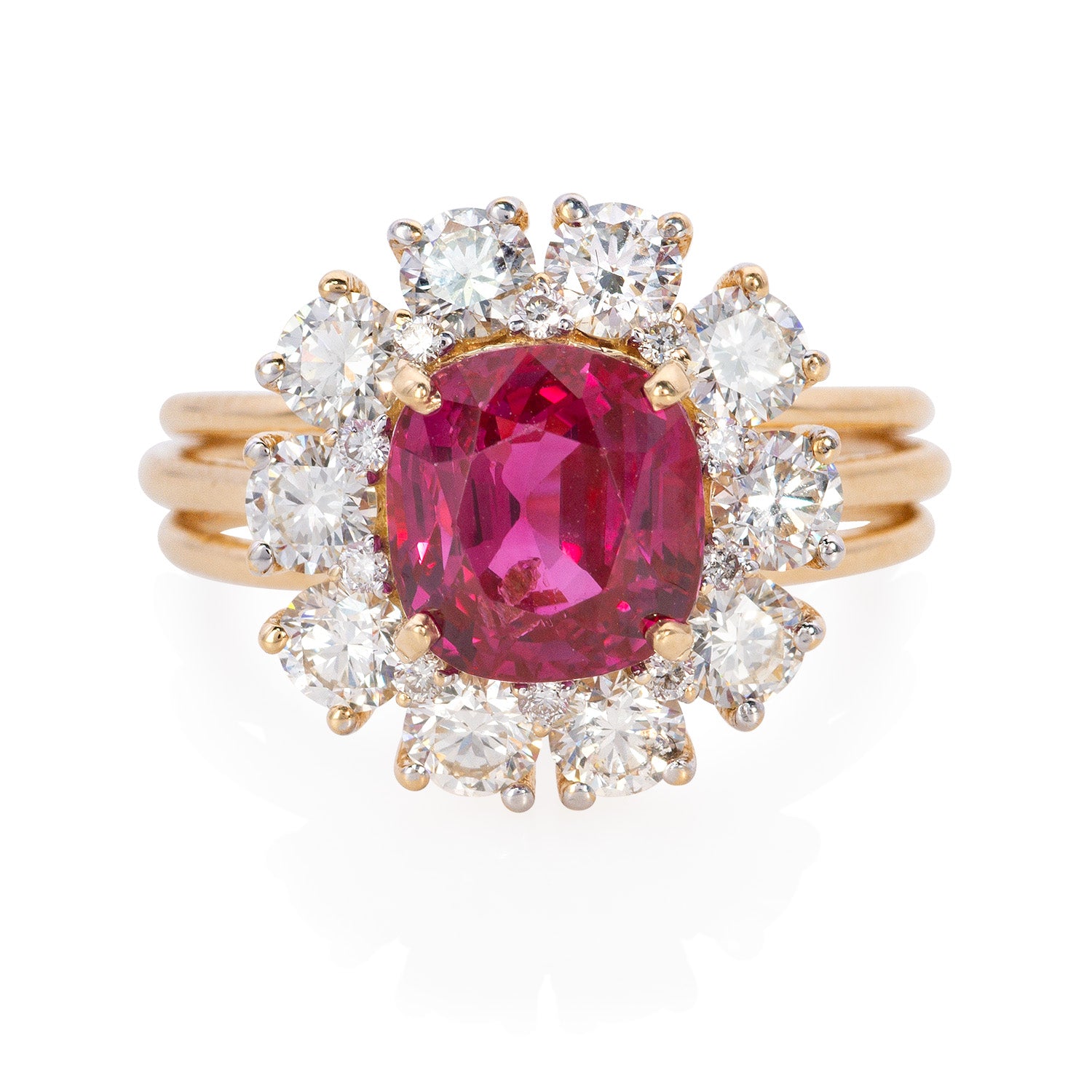 3.29 Carat Natural Unheated Burmese Ruby image 0
