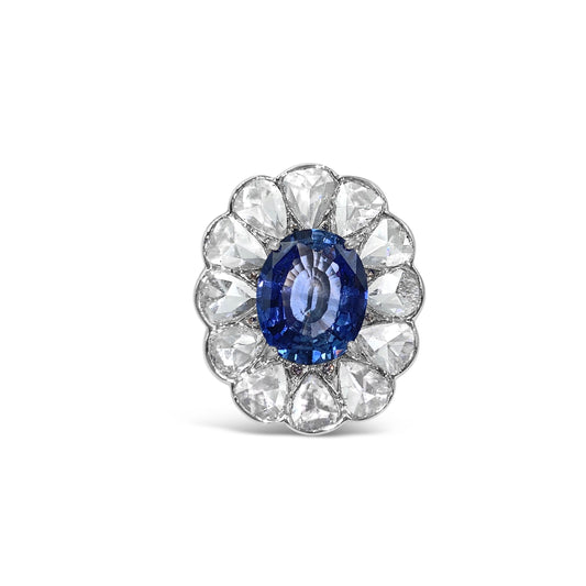 Blue Flora Ring image 0