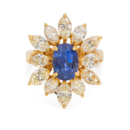 Sapphire Sun Ring image 0