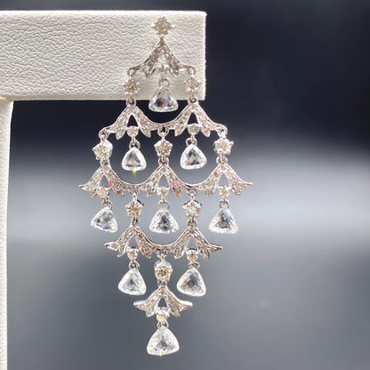 Rose Chandelier Earrings image 1