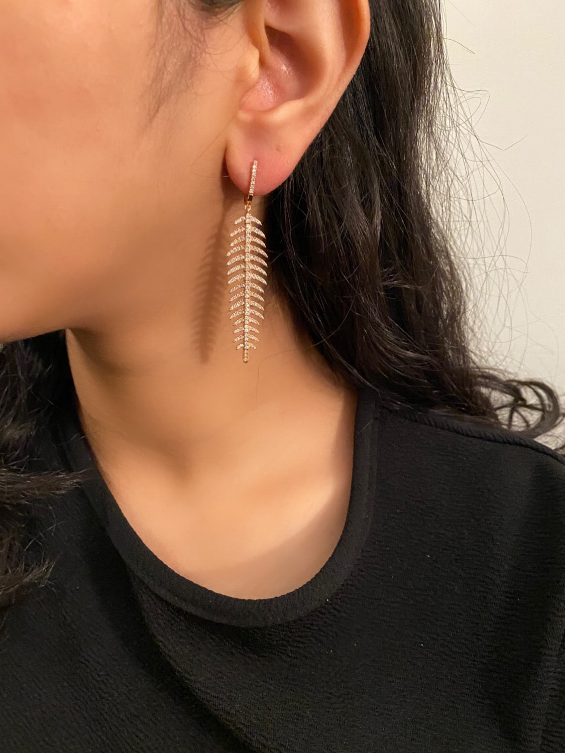 Pine leaf Earrings image 3