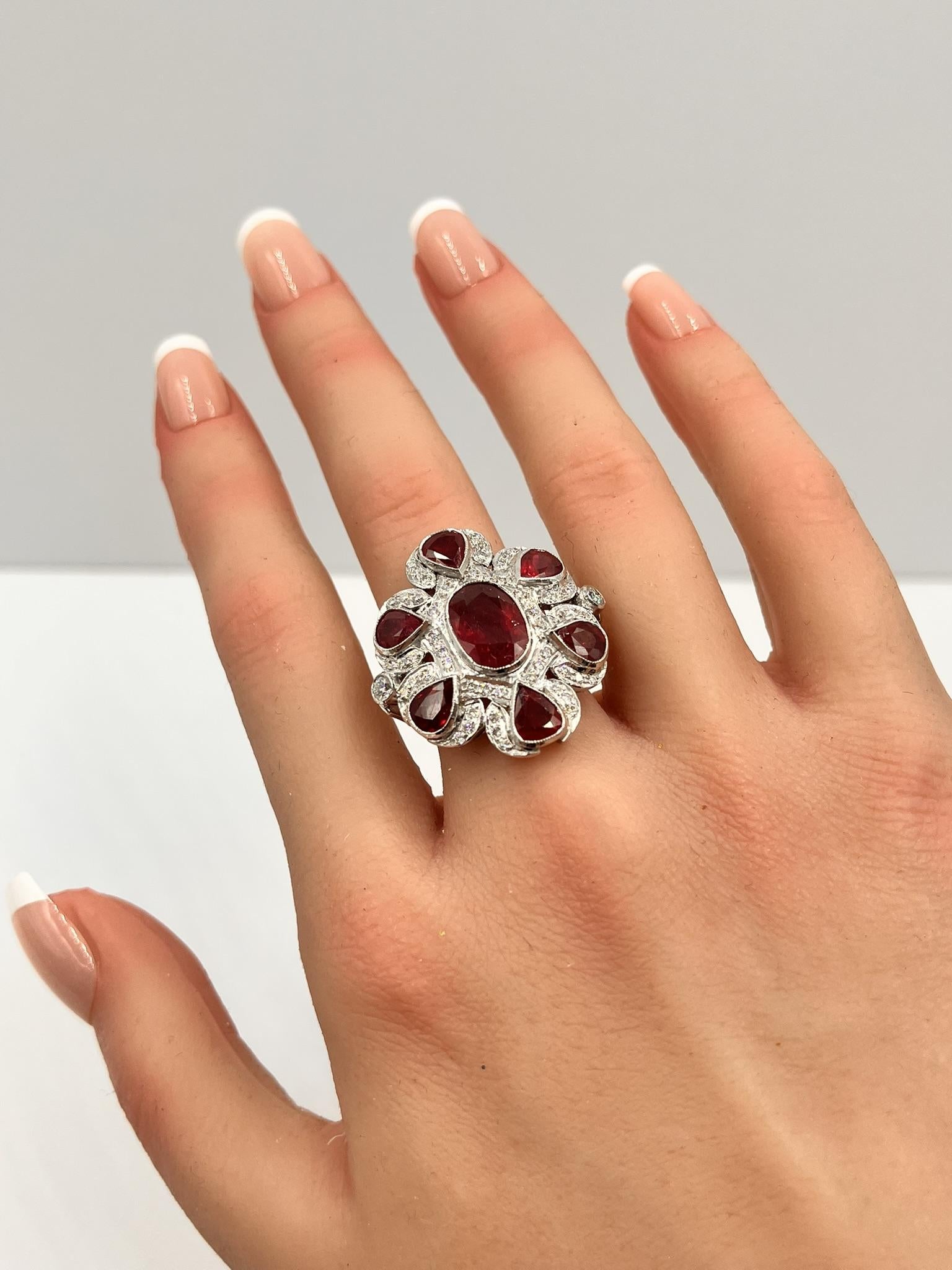 Ruby & Diamond Ring – Jupiter Rain Inc.