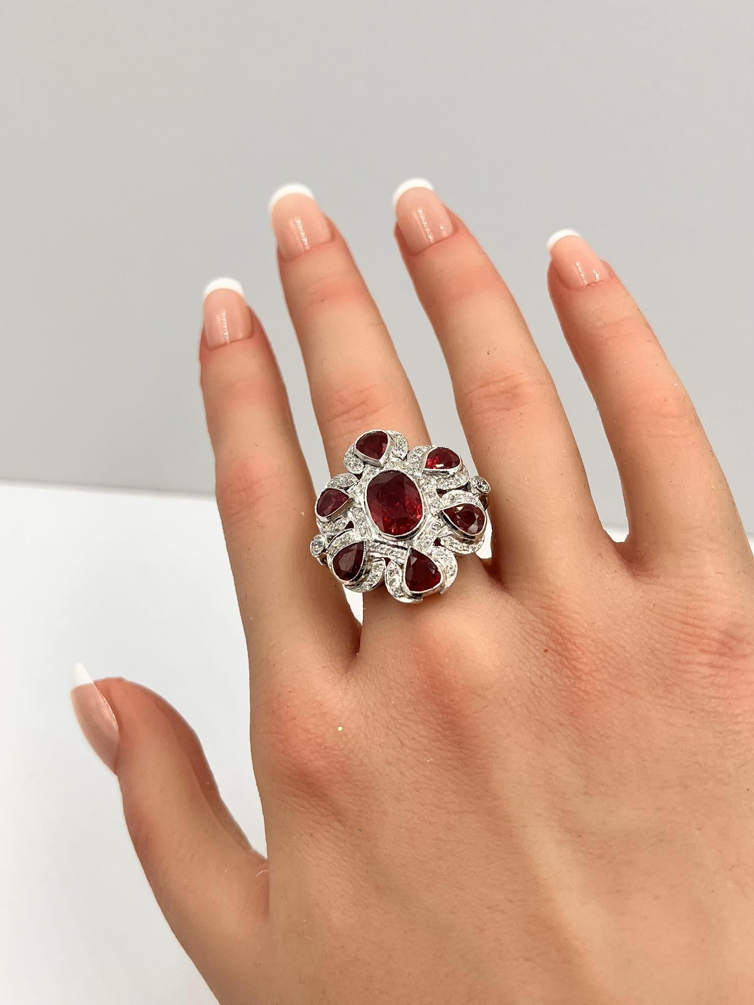 Ruby & Diamond Ring – Jupiter Rain Inc.