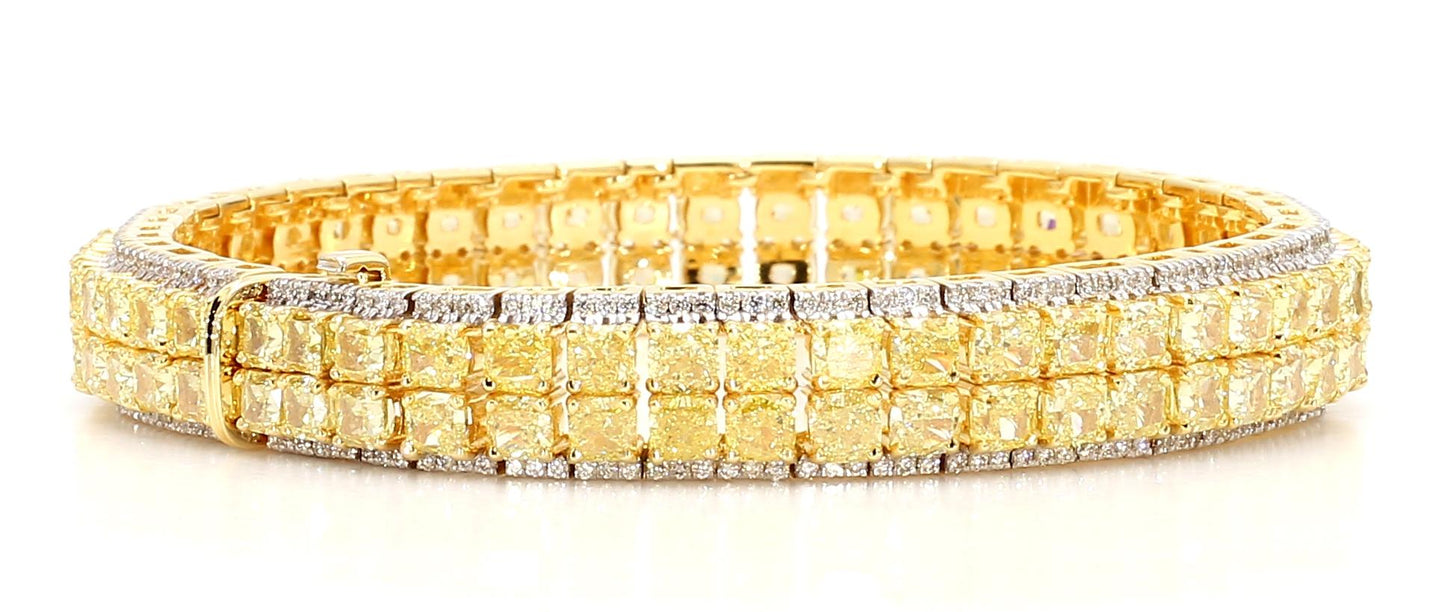Modern Fancy Yellow Bracelet