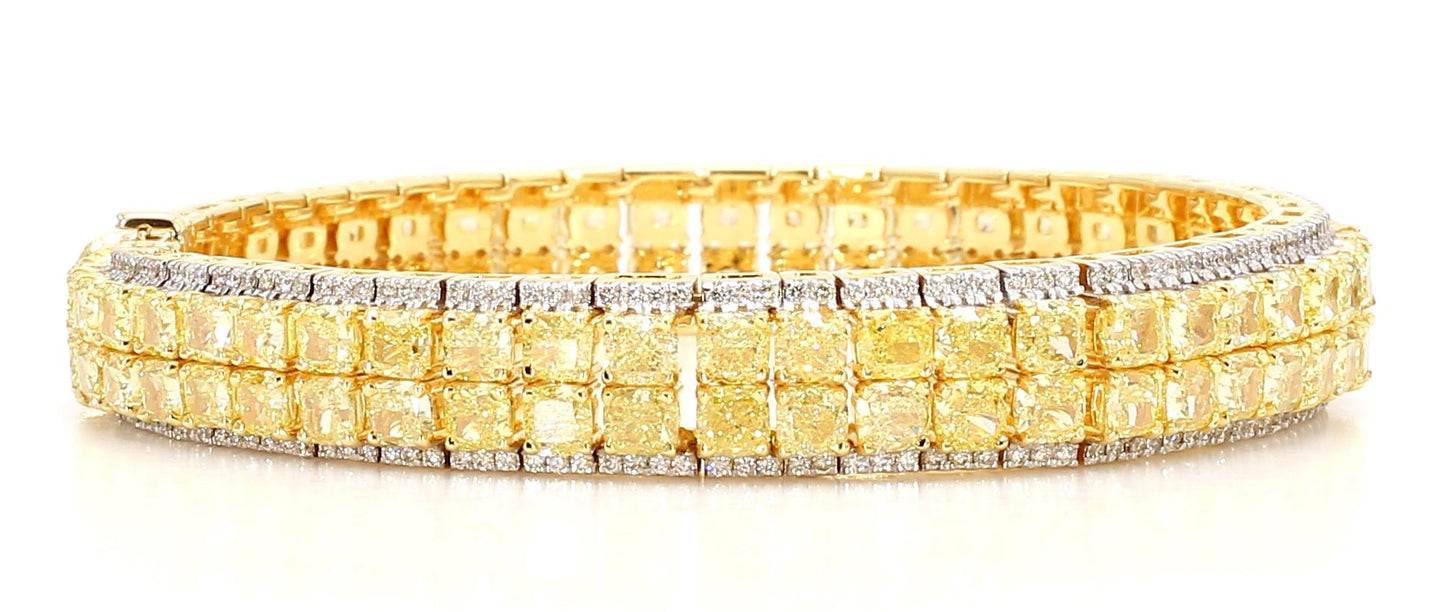 Modern Fancy Yellow Bracelet