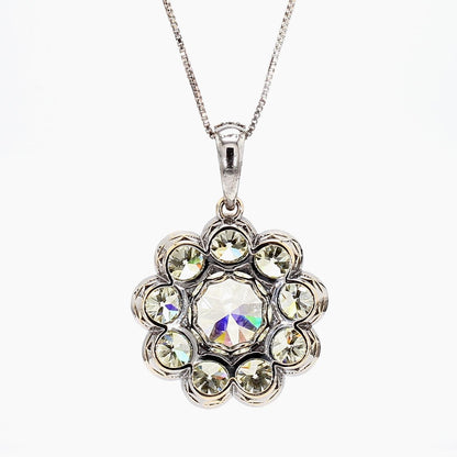 15 Carat Diamond Edwardian Pendant, Center 6.03 Center