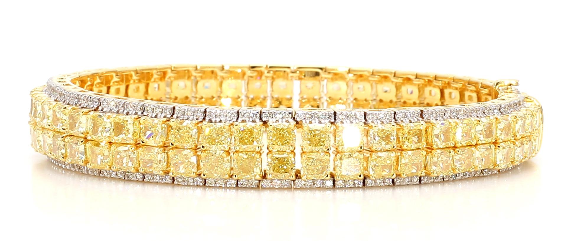 Modern Fancy Yellow Bracelet