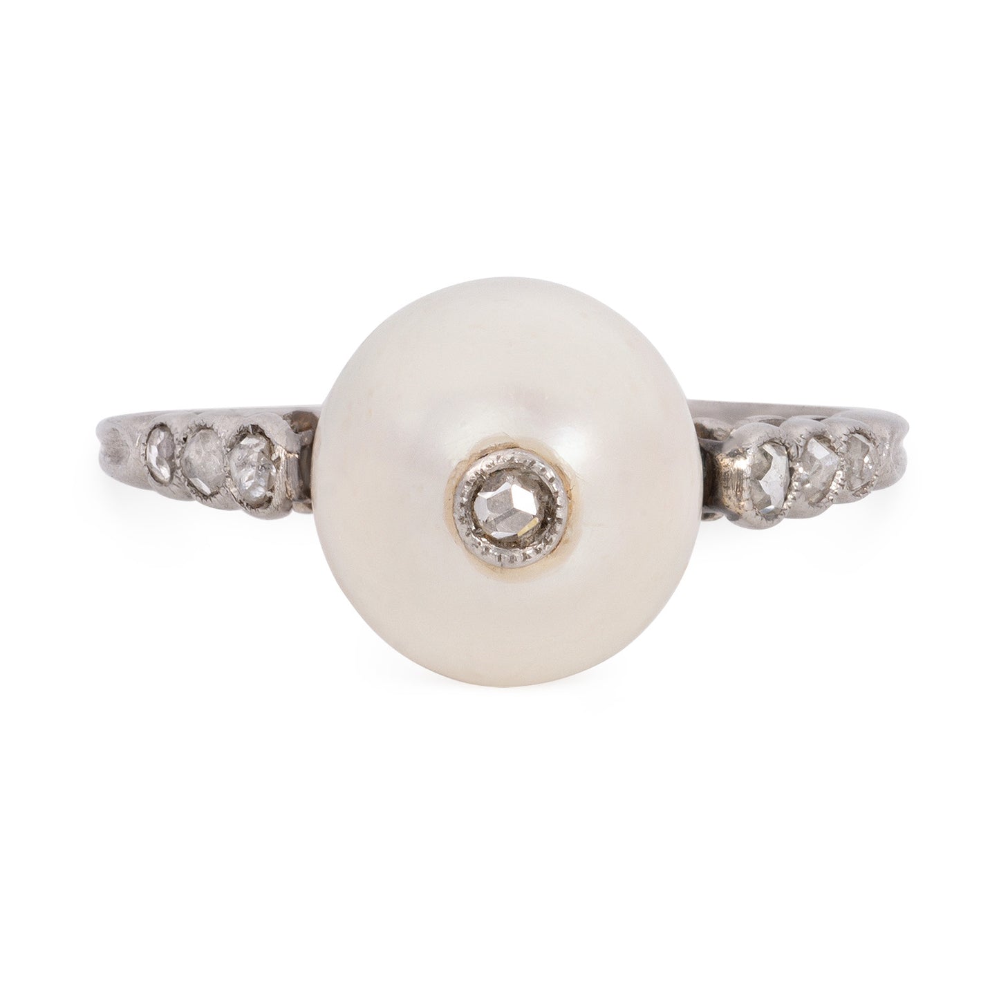 Antique Natural Pearl Ring image 0
