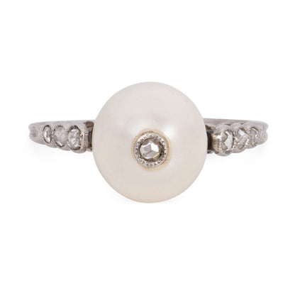Antique Natural Pearl Ring image 0