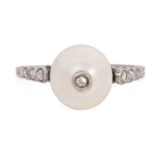 Antique Natural Pearl Ring image 0