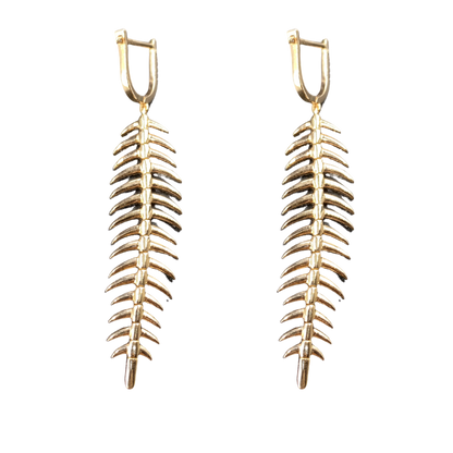 Pine leaf Earrings image 2