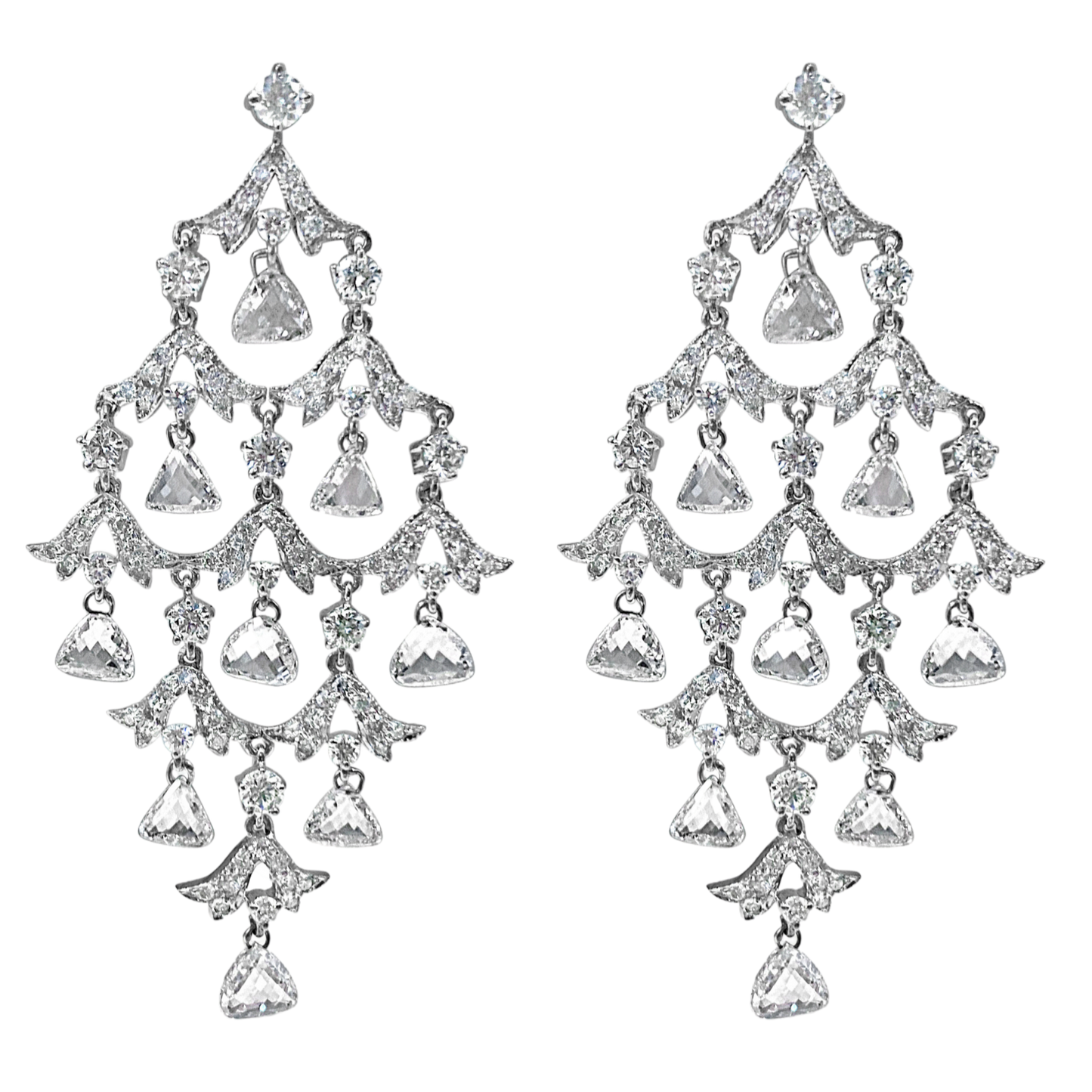 Rose Chandelier Earrings image 0