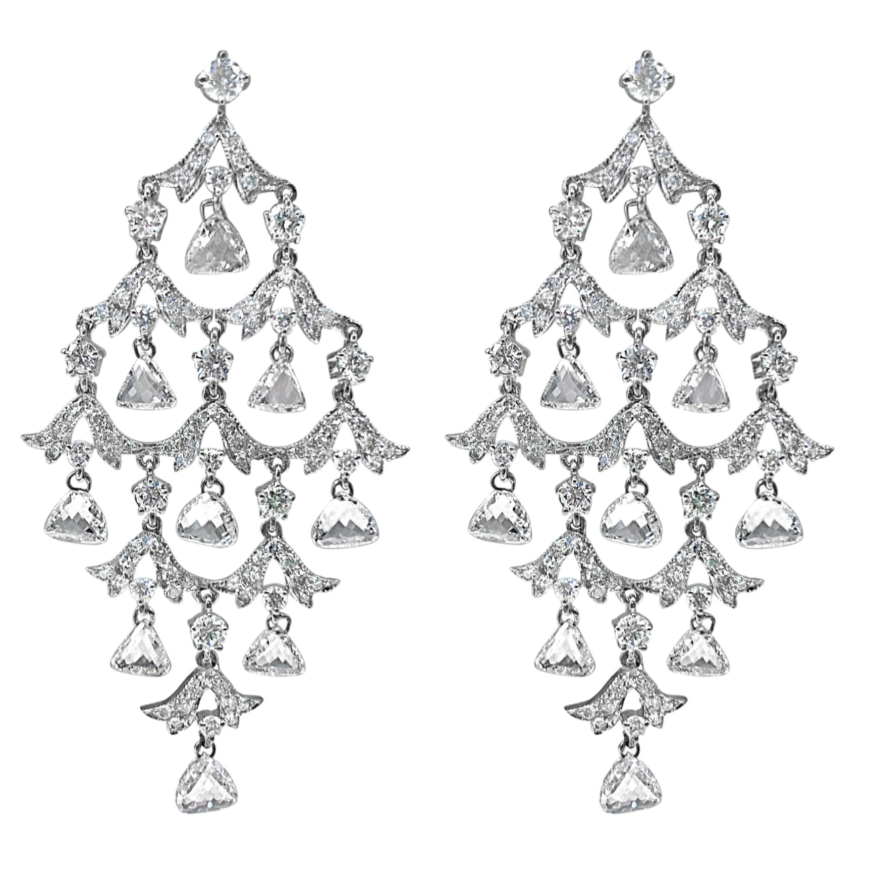 Rose Chandelier Earrings image 0