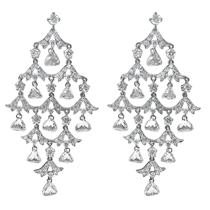Rose Chandelier Earrings image 0