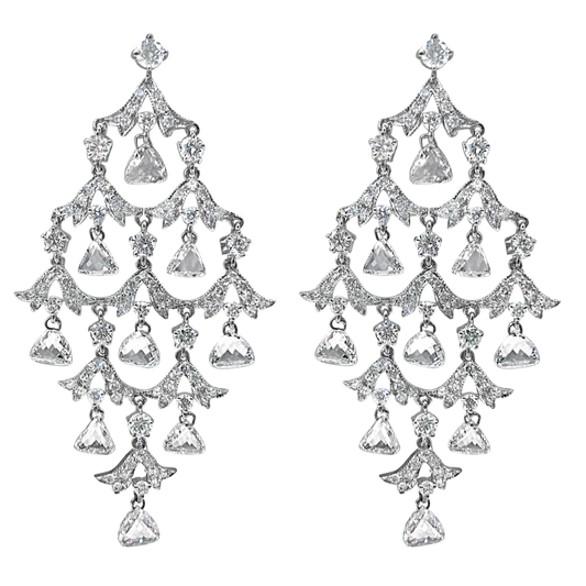 Rose Chandelier Earrings image 0